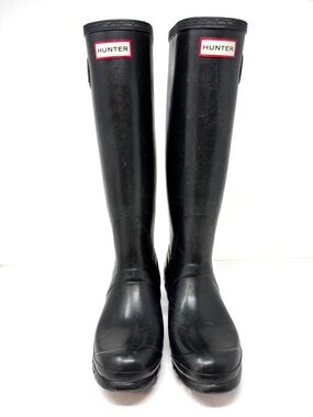 HUNTER Classic Black Tall Boots Size 9